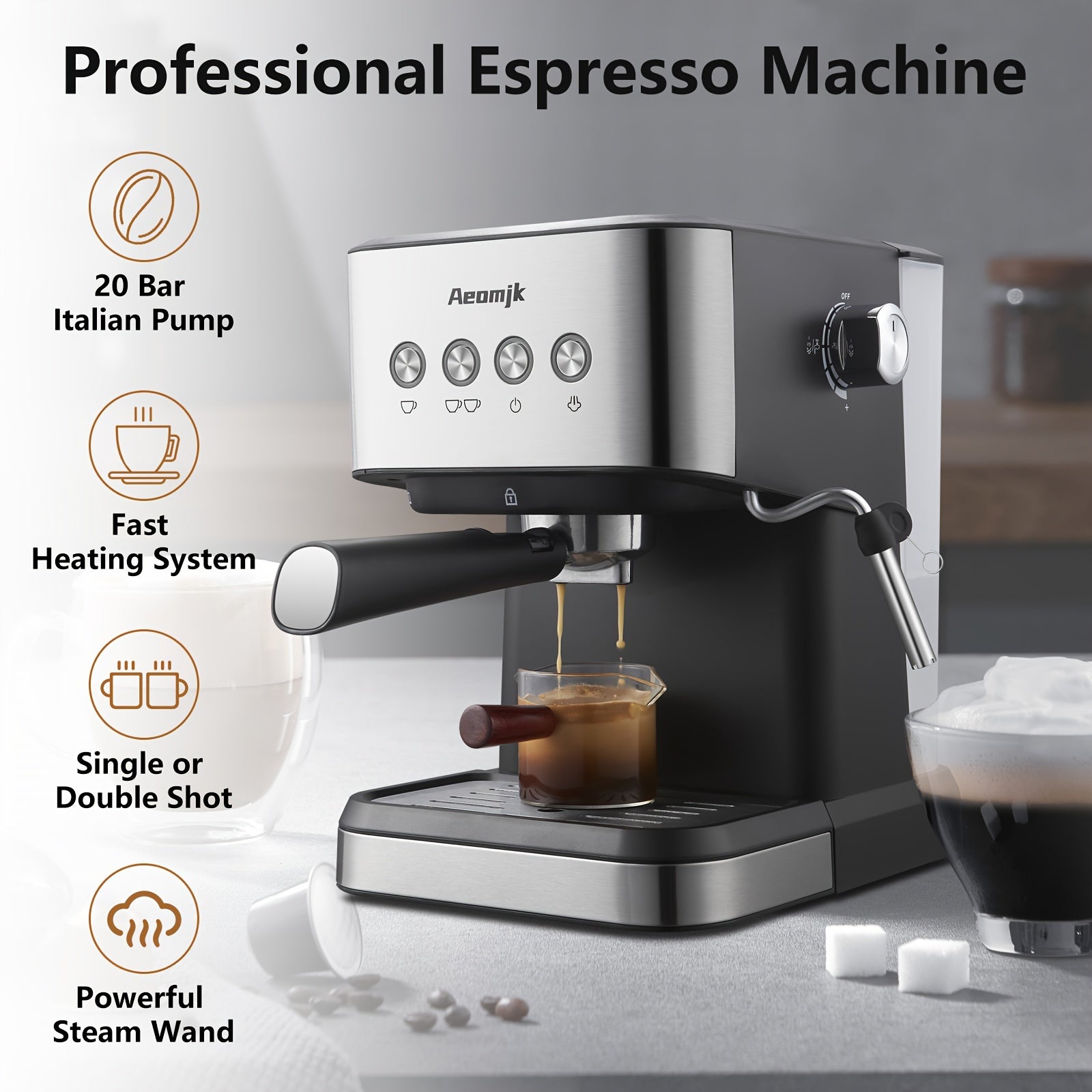 Semi-Automatic Espresso Machine