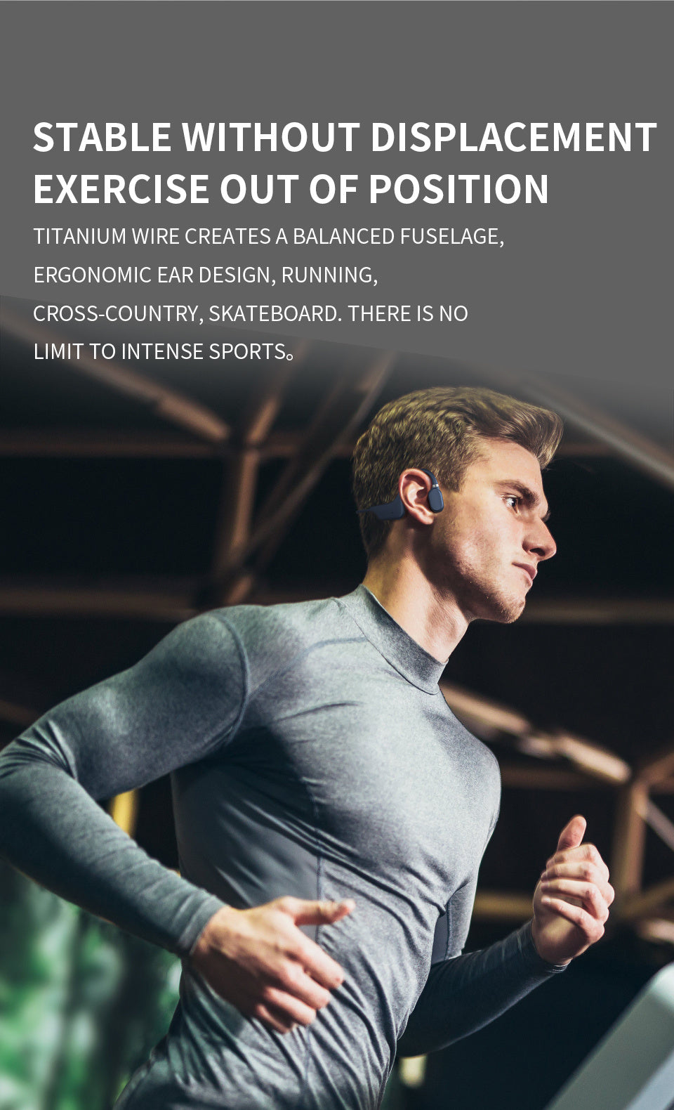 Sanag A5X True Bone Conduction Earphone Open Ear Wireless Sport Headphones Headset 3D Stereo Sound