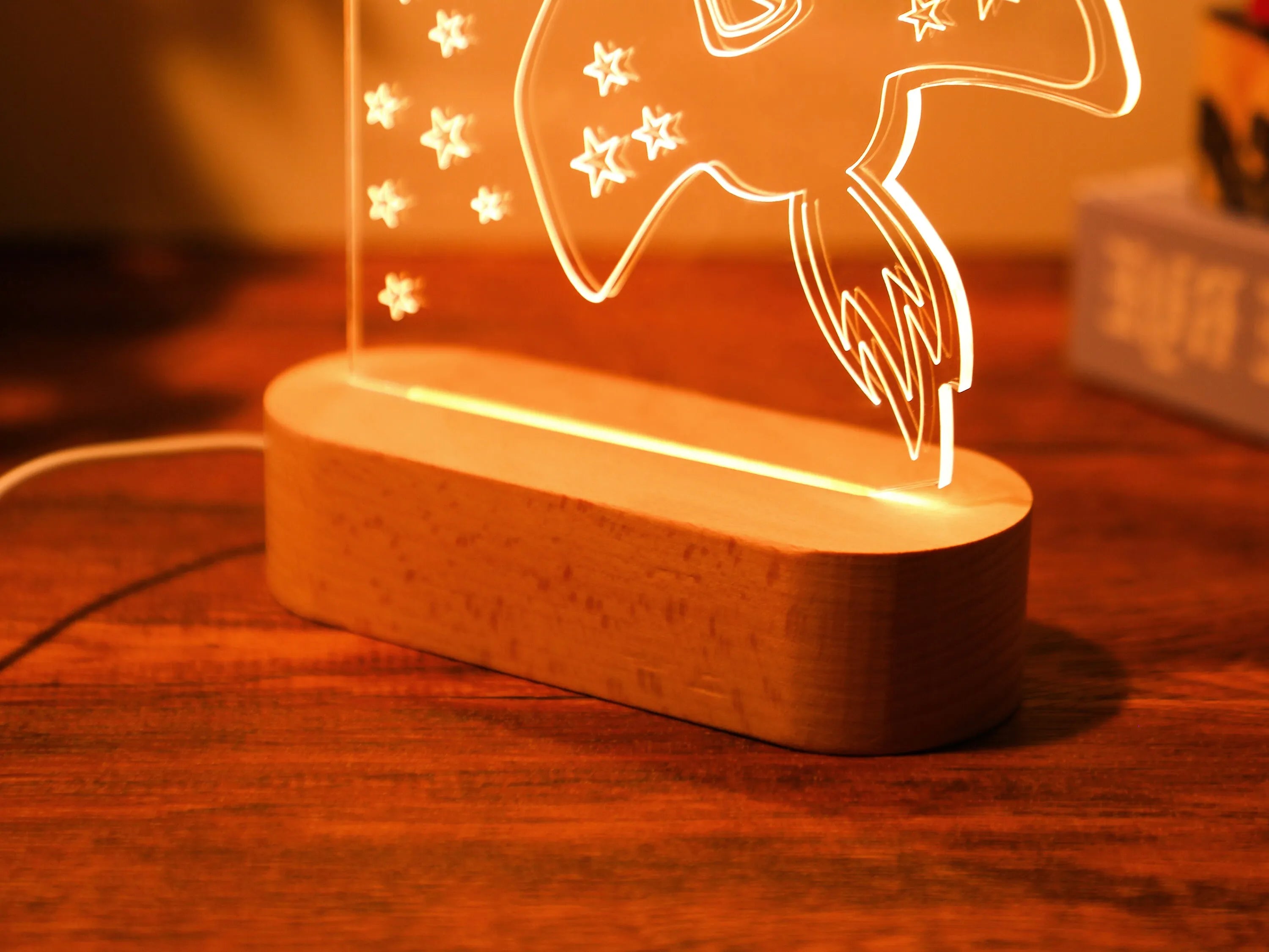 Baby Kids USB Night Light Personalized Children Name Lamp Custom Nursery Newborn Bedroom Home Decoration Birthday Souvenir Gift