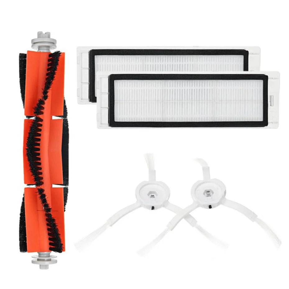 Hepa Filter For Xiaomi Mi Robot Vacuum Cleaner 1st gen / 2 / 1S, SDJQR01RR SDJQR02RR SDJQR03RR Roborock E4 E5 S4 Max Main Brush