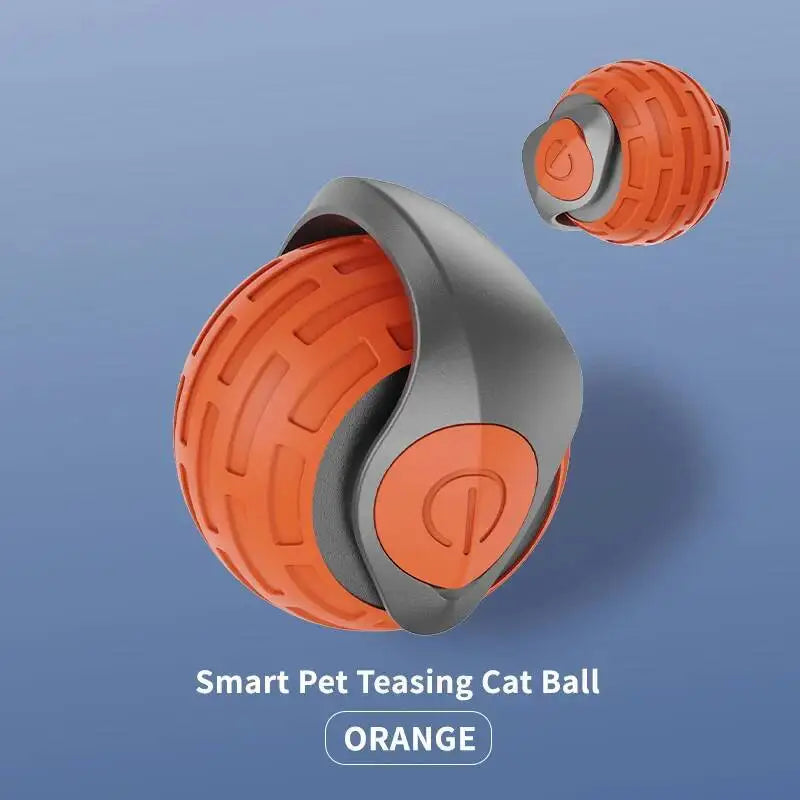 Smart Cat Toys Ball Automatic Interactive Pets Electric Rolling Teaser USB Rechargeable Kitty Moving Bouncing Ball Birthday Gift