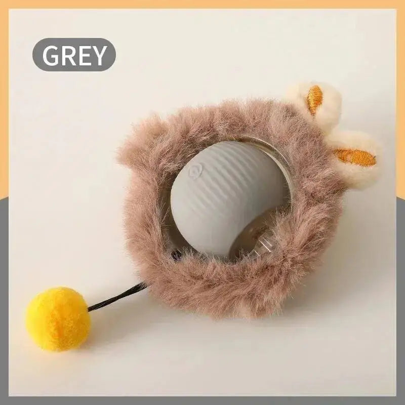 Smart Cat Toys Ball Automatic Interactive Pets Electric Rolling Teaser USB Rechargeable Kitty Moving Bouncing Ball Birthday Gift