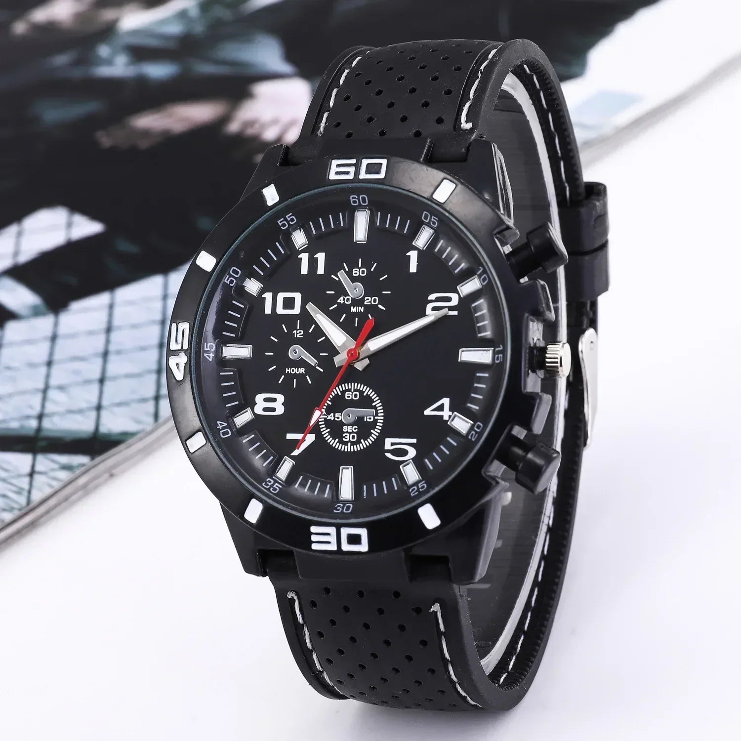 New Brand Quartz Men Watches Reloj Hombre Luxury Male Clock Sport Mens Watch Fashion Silicone Strap Student Wristwatches Gift