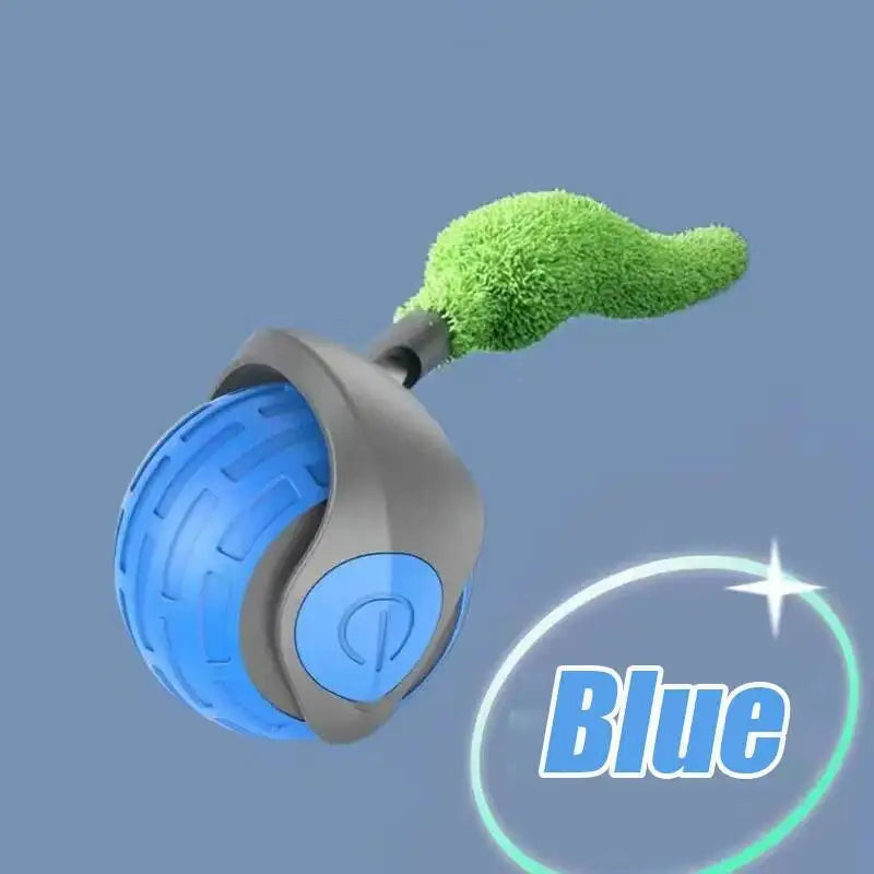 Smart Cat Toys Ball Automatic Interactive Pets Electric Rolling Teaser USB Rechargeable Kitty Moving Bouncing Ball Birthday Gift