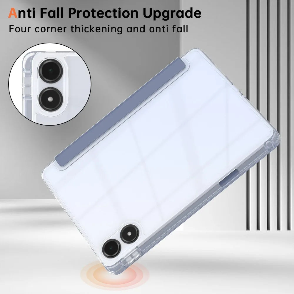 For Xiaomi Redmi Pad 2 Pro 2025 Tri-Folding Flip Case For Redmi Pad Pro Case 12.1 inch 2024 Poco Pad 12 1 with Auto Sleep Cover