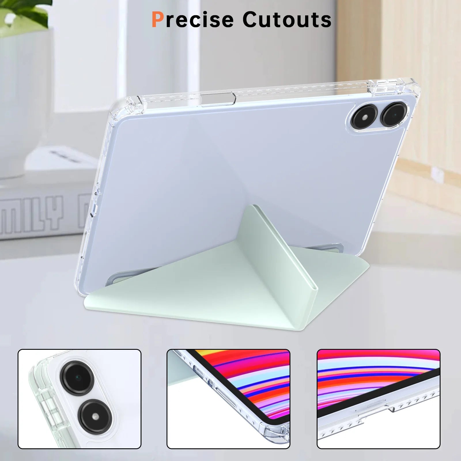 For Xiaomi Redmi Pad 2 Pro 2025 Tri-Folding Flip Case For Redmi Pad Pro Case 12.1 inch 2024 Poco Pad 12 1 with Auto Sleep Cover