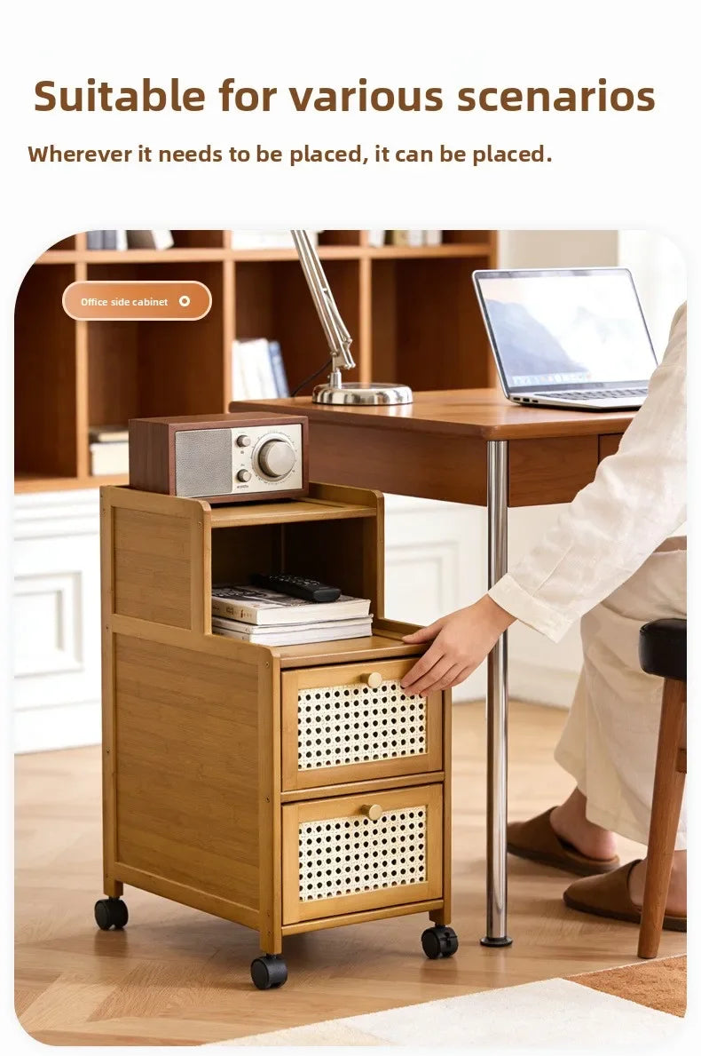 wood bedside table, small mini simple modern rack, ultra-narrow crevice storage cabinet, bedroom very narrow bedside cabinet
