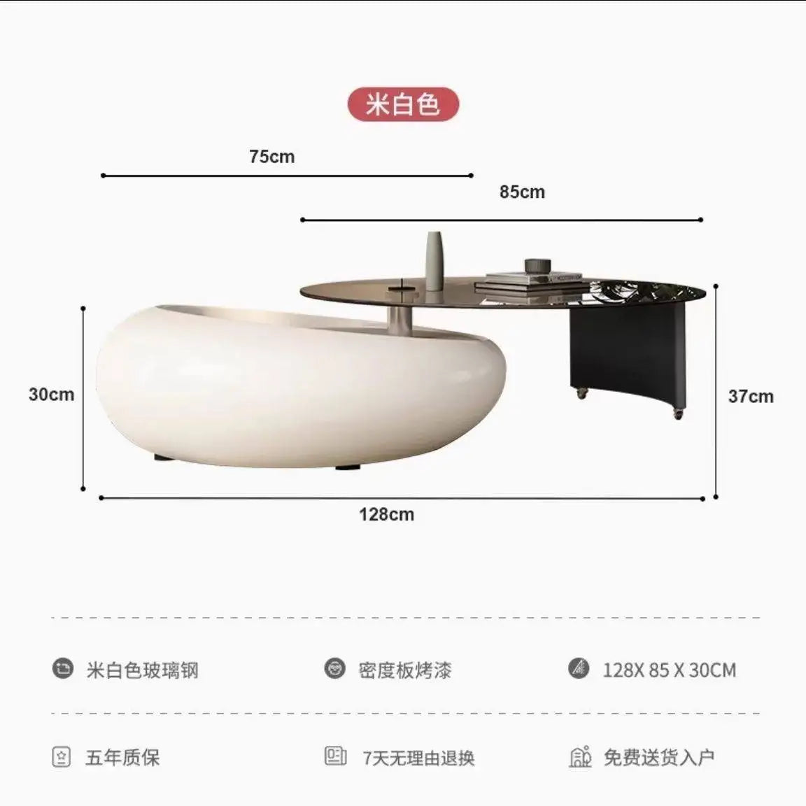 Mobile Wheels Coffee Table Glass Design Minimalist Living Room Coffee Table Cute Round Mobili Per La Casa Home Furnitures
