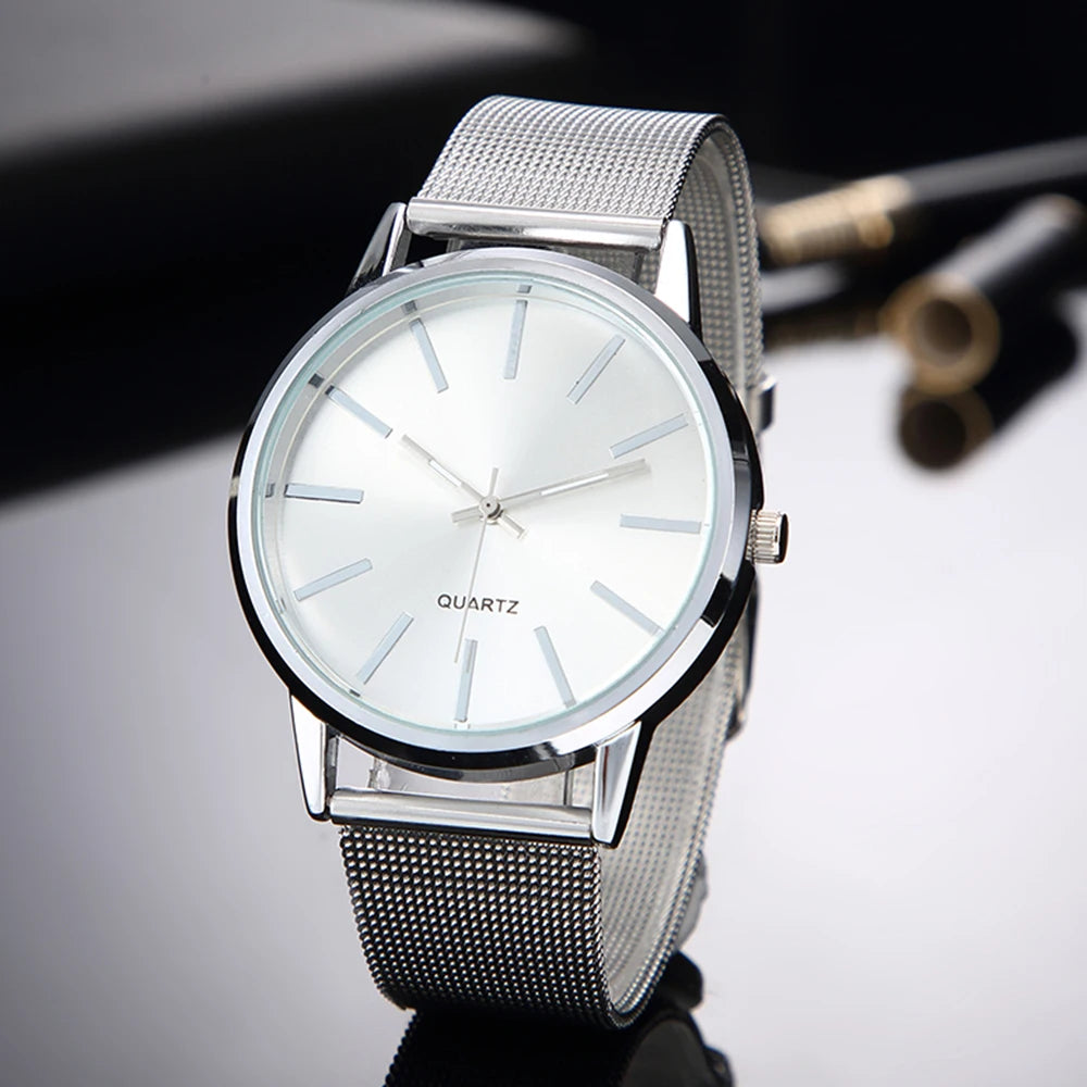 2025 Men Watches Top Brand Luxury Brown Leather Band Quartz Wristwatch Men's Casual Simple Watch Wrist Male Clock Reloj Hombre