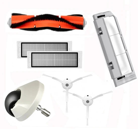 Hepa Filter For Xiaomi Mi Robot Vacuum Cleaner 1st gen / 2 / 1S, SDJQR01RR SDJQR02RR SDJQR03RR Roborock E4 E5 S4 Max Main Brush