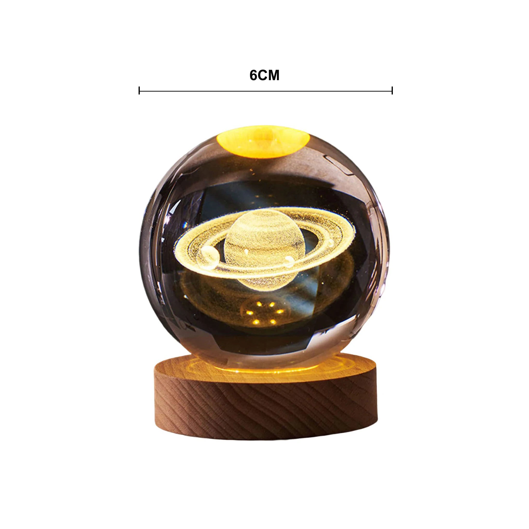 LED Night Light Milky Way Galaxy Solar System Crystal Ball Children Night Lamp Bedroom Ambient Light Creative Gift Night Light
