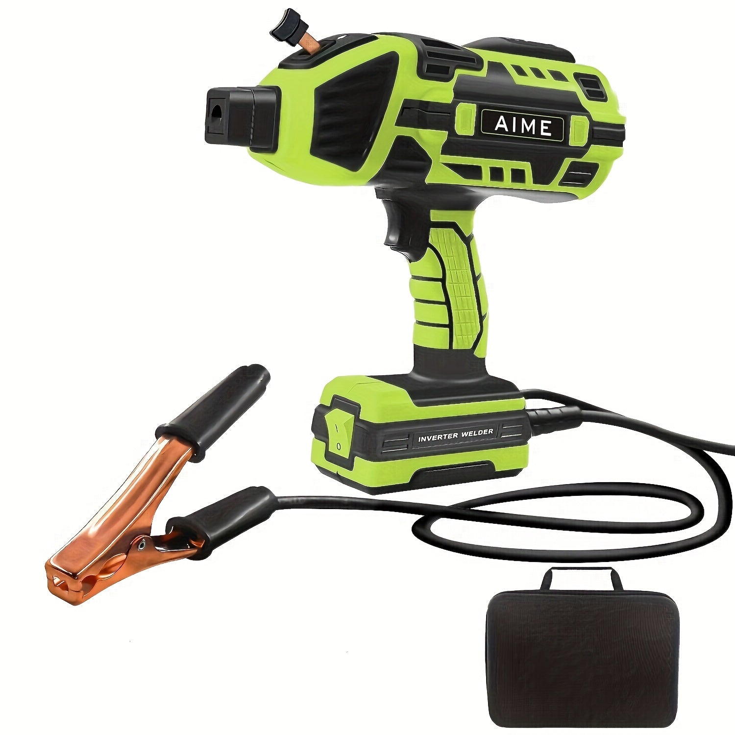 4600W High-Efficiency Semi-Automatic Welding Machine - 110V Handheld Arc Welder, with Digital Intelligent Current Thrust, Fits 2.5mm Electrodes, Portable Welder for Professional Use