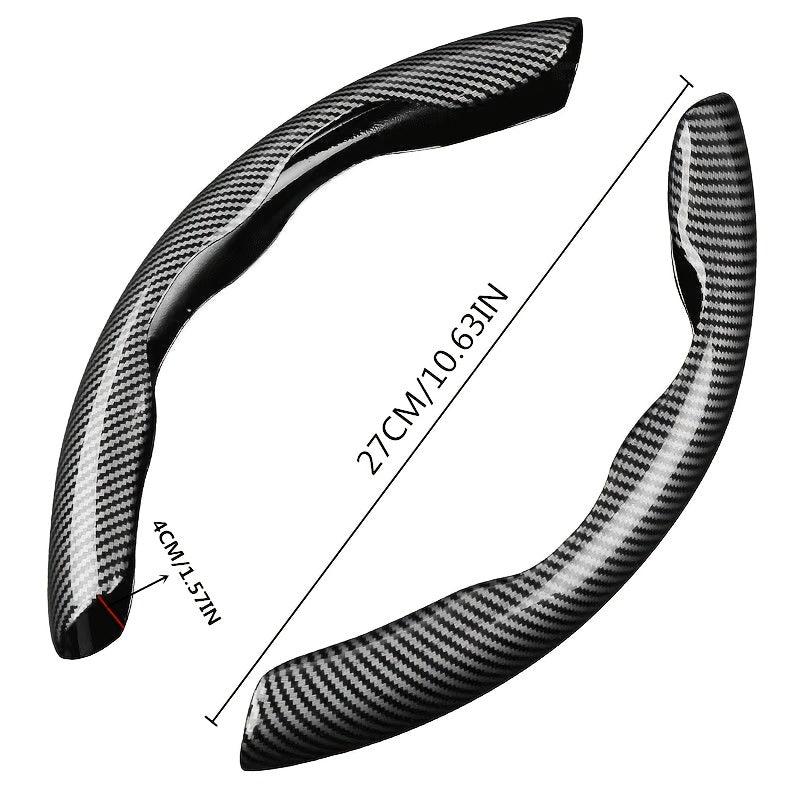 A New Steering Wheel Cover Made of Carbon Fiber That Is Safe And Provides a Non-Slip Grip