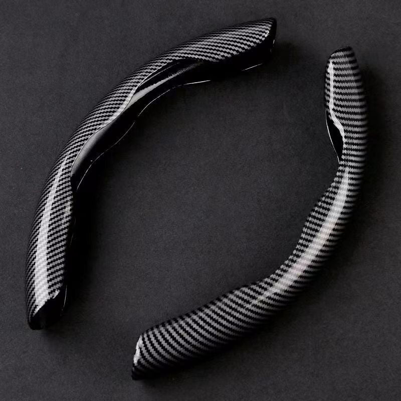 A New Steering Wheel Cover Made of Carbon Fiber That Is Safe And Provides a Non-Slip Grip