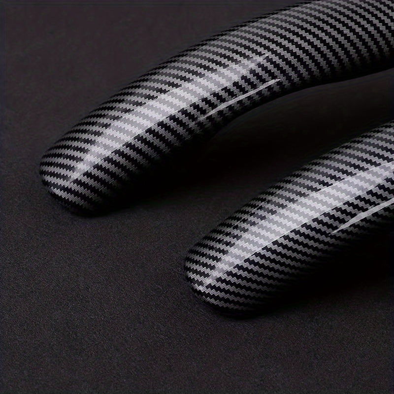 A New Steering Wheel Cover Made of Carbon Fiber That Is Safe And Provides a Non-Slip Grip