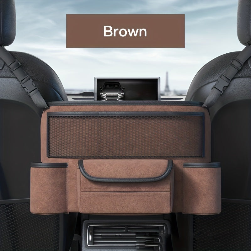 Large Capacity Handbag Holder for Cars, Designed to Fit Between Seats, Perfect for Storing Documents And Phones, And Serves As an Organizer for Automotive Consoles