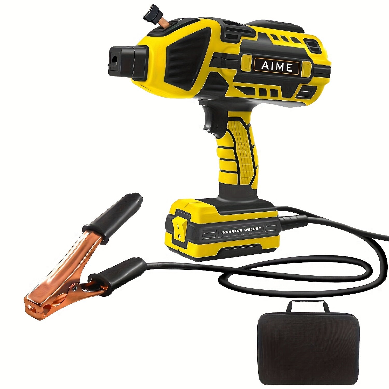 4600W High-Efficiency Semi-Automatic Welding Machine - 110V Handheld Arc Welder, with Digital Intelligent Current Thrust, Fits 2.5mm Electrodes, Portable Welder for Professional Use