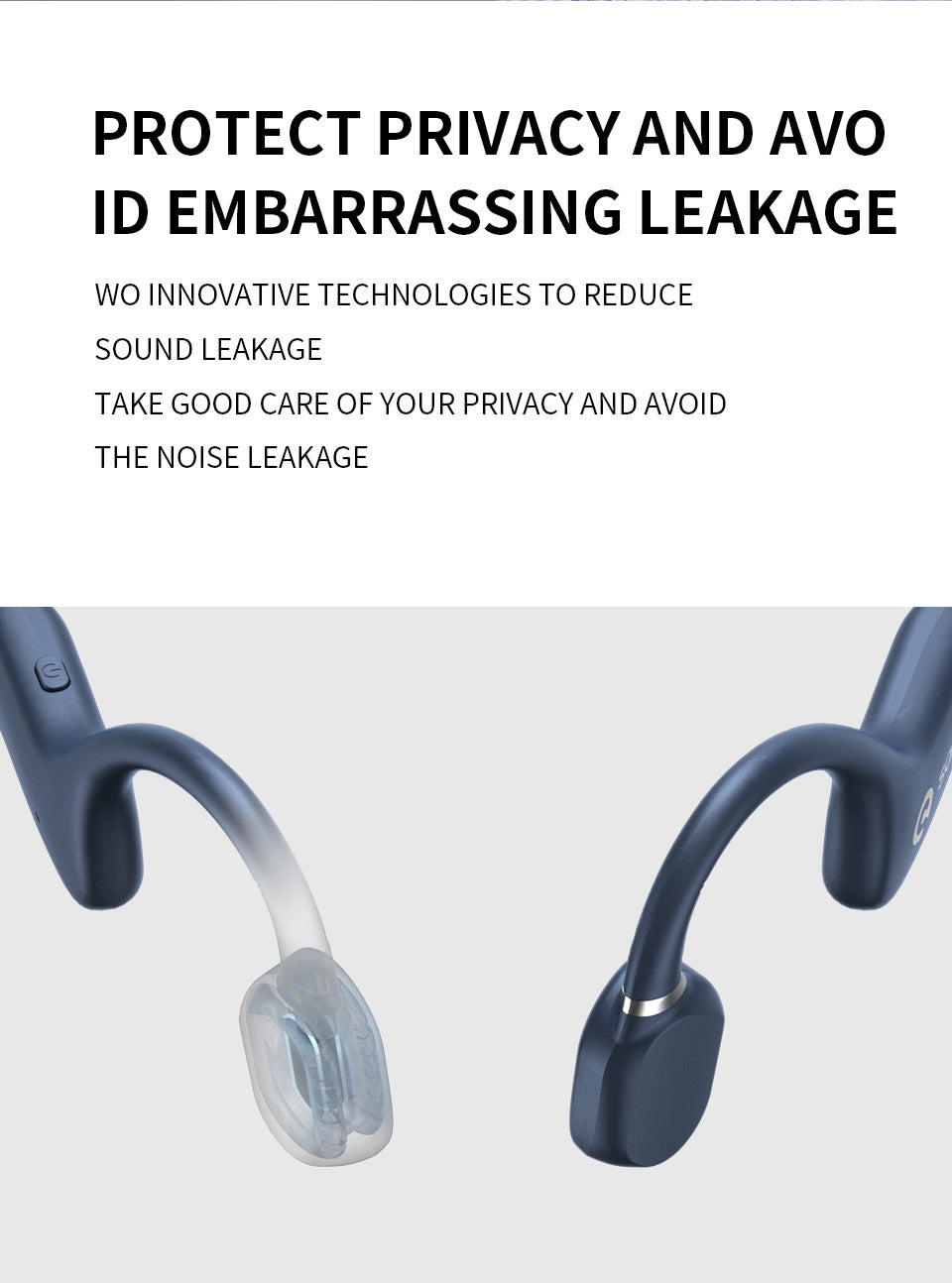Sanag A5X True Bone Conduction Earphone Open Ear Wireless Sport Headphones Headset 3D Stereo Sound