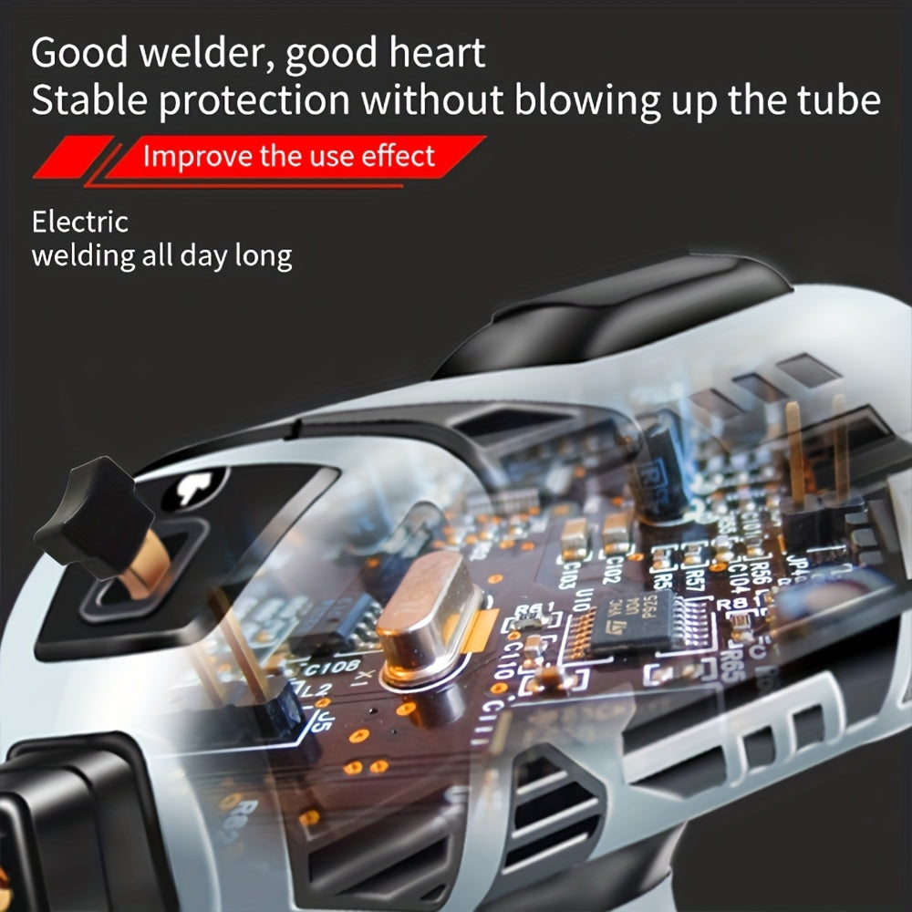 4600W High-Efficiency Semi-Automatic Welding Machine - 110V Handheld Arc Welder, with Digital Intelligent Current Thrust, Fits 2.5mm Electrodes, Portable Welder for Professional Use
