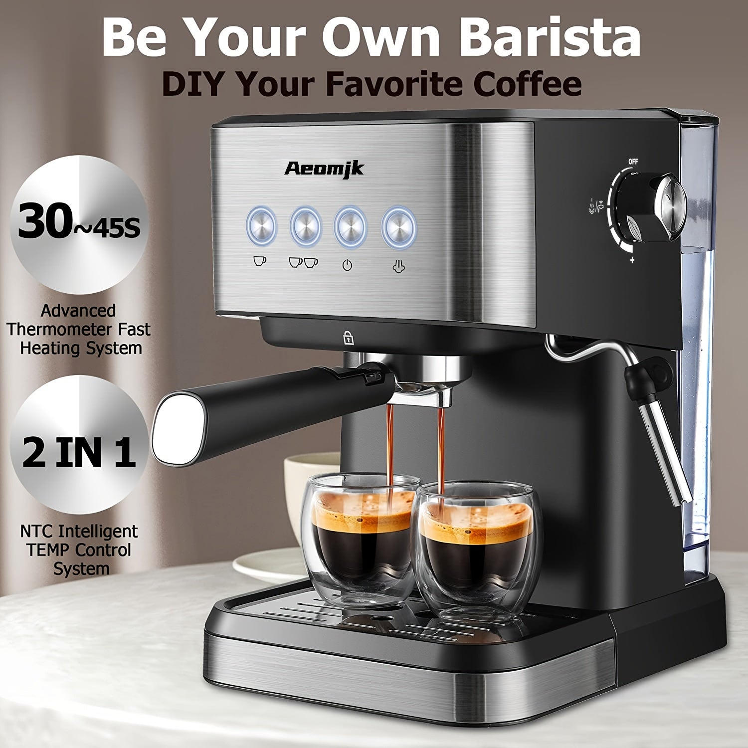 Semi-Automatic Espresso Machine
