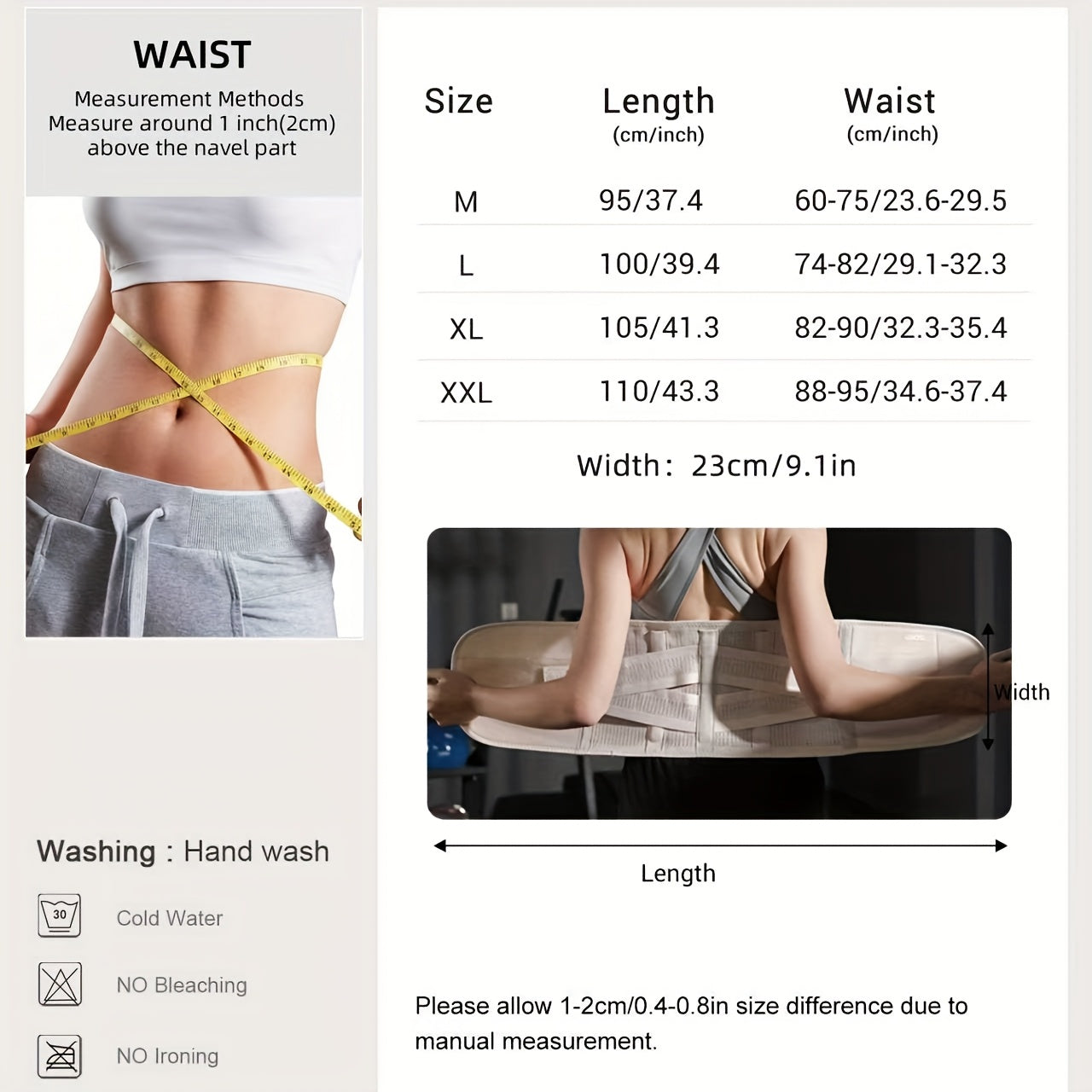 JINGBA SUPPORT 7052 Adjustable Multi-color Fitness Waist Support Waist Trainer
