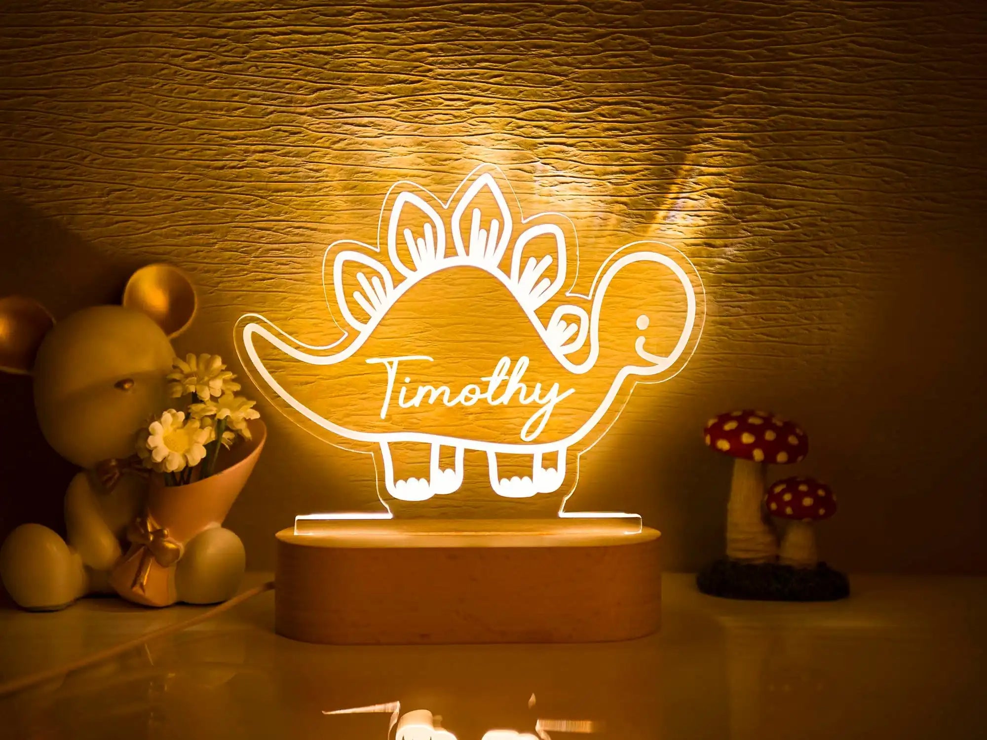 Baby Kids USB Night Light Personalized Children Name Lamp Custom Nursery Newborn Bedroom Home Decoration Birthday Souvenir Gift