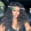 Wholesale 3 in 1 Half Wigs Vendor Glueless V Part U Part Headband Wigs Vendor Indian Hair Curly Burmese Hair Burmese Curly Wig