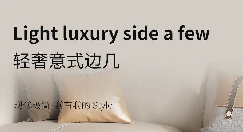 Tempered Glass Sofa Coffee Table Round Modern Living Room Mobile Sofa Side Table Luxury Lounge Designer Auxiliary Furniture