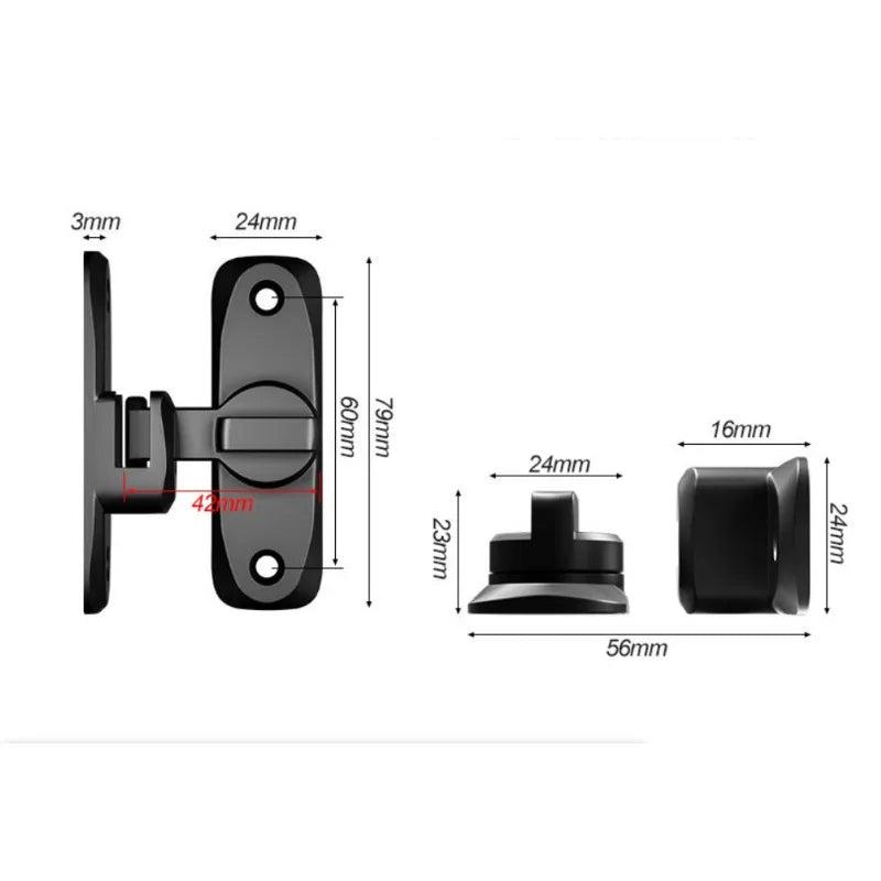 90/180 Degree Flip Door Lock Home Security Sliding Door Latch Small Gate Latches Hardware Anti-theft Lock Zinc Alloy Door Bolts