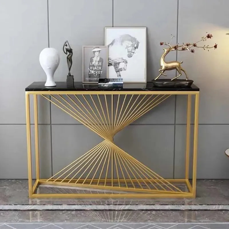 Entryways Simple Console Table Modern Hallway Marble Glam Console Table Aesthetic Beauty Tisch Wohnzimer Home Furniture