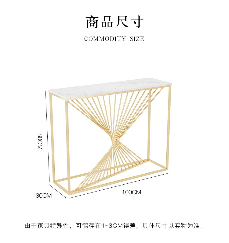 Entryways Simple Console Table Modern Hallway Marble Glam Console Table Aesthetic Beauty Tisch Wohnzimer Home Furniture