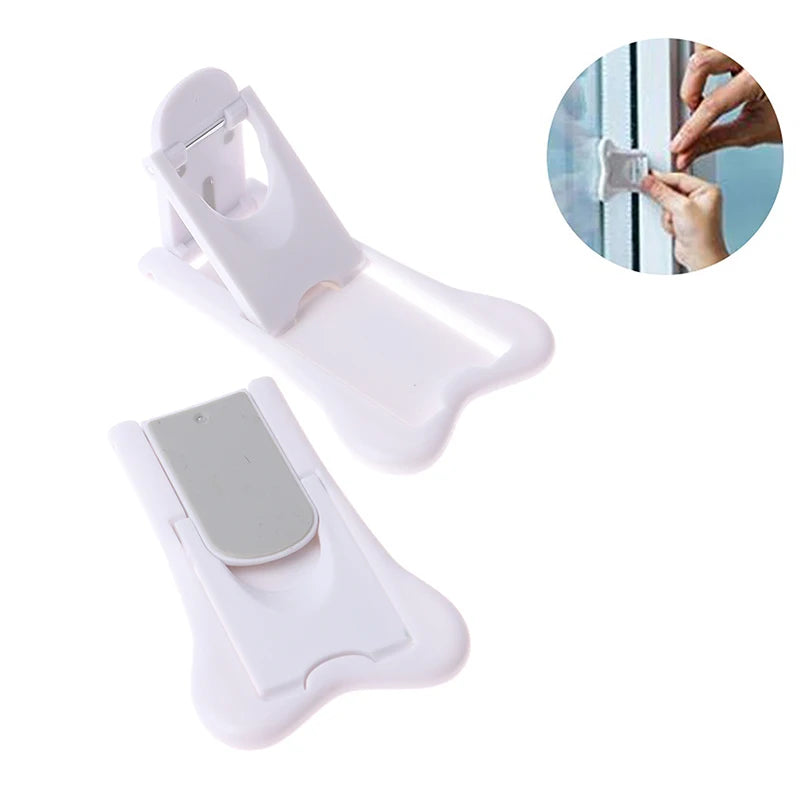 2PC Sliding Door Lock for Child Safety Baby Proof Doors & Closets Childproof Kit