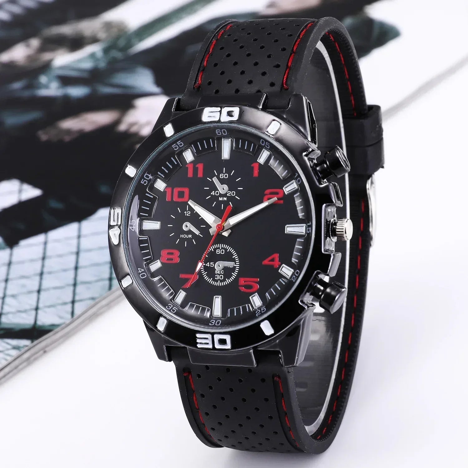 New Brand Quartz Men Watches Reloj Hombre Luxury Male Clock Sport Mens Watch Fashion Silicone Strap Student Wristwatches Gift