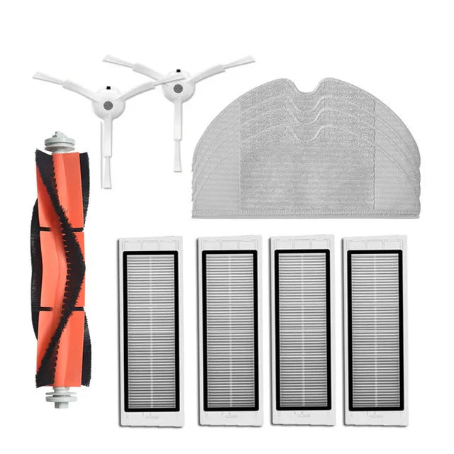 Hepa Filter For Xiaomi Mi Robot Vacuum Cleaner 1st gen / 2 / 1S, SDJQR01RR SDJQR02RR SDJQR03RR Roborock E4 E5 S4 Max Main Brush