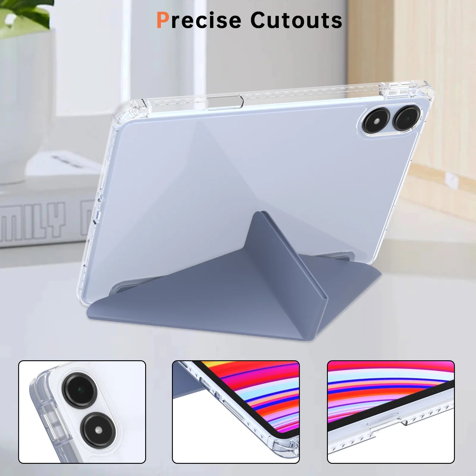 For Xiaomi Redmi Pad 2 Pro 2025 Tri-Folding Flip Case For Redmi Pad Pro Case 12.1 inch 2024 Poco Pad 12 1 with Auto Sleep Cover