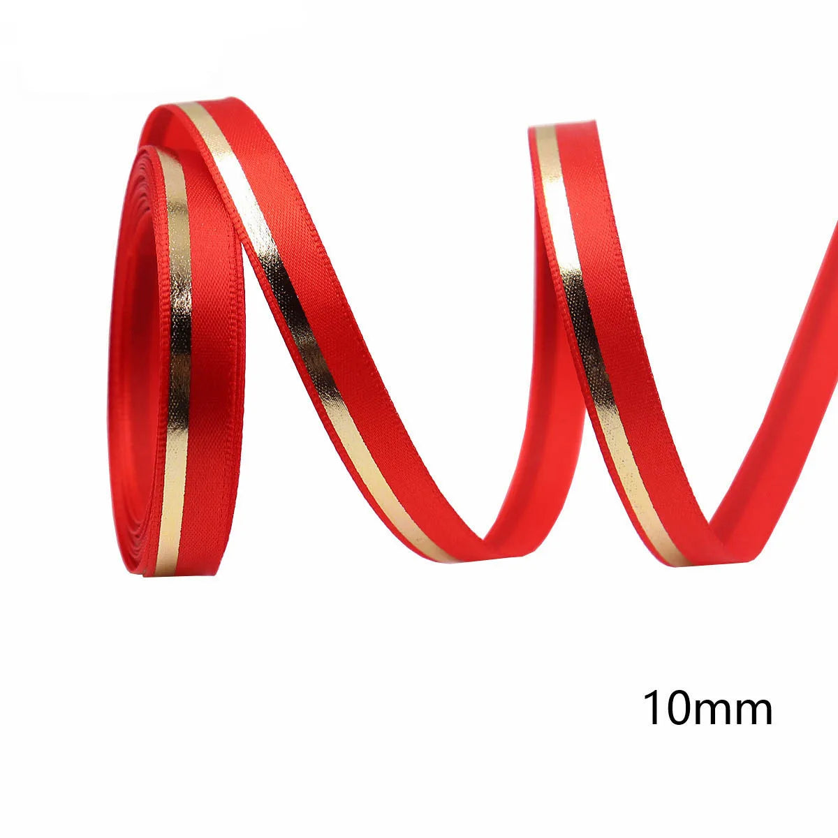 5Yards Red Love Printed Ribbon Wedding Tanabata Gift Wrap Rope Valentine's Day Red Jacquard Ribbon DIY Handmade Ribbon