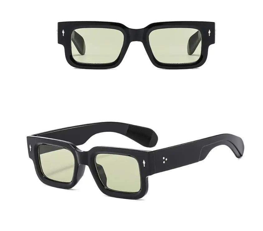 Square Frame Trendy Casual Classic Sunglasses Lightweight Durable UV Sun-Protective Sporty Shades Sunglasses for Fall Outdoor