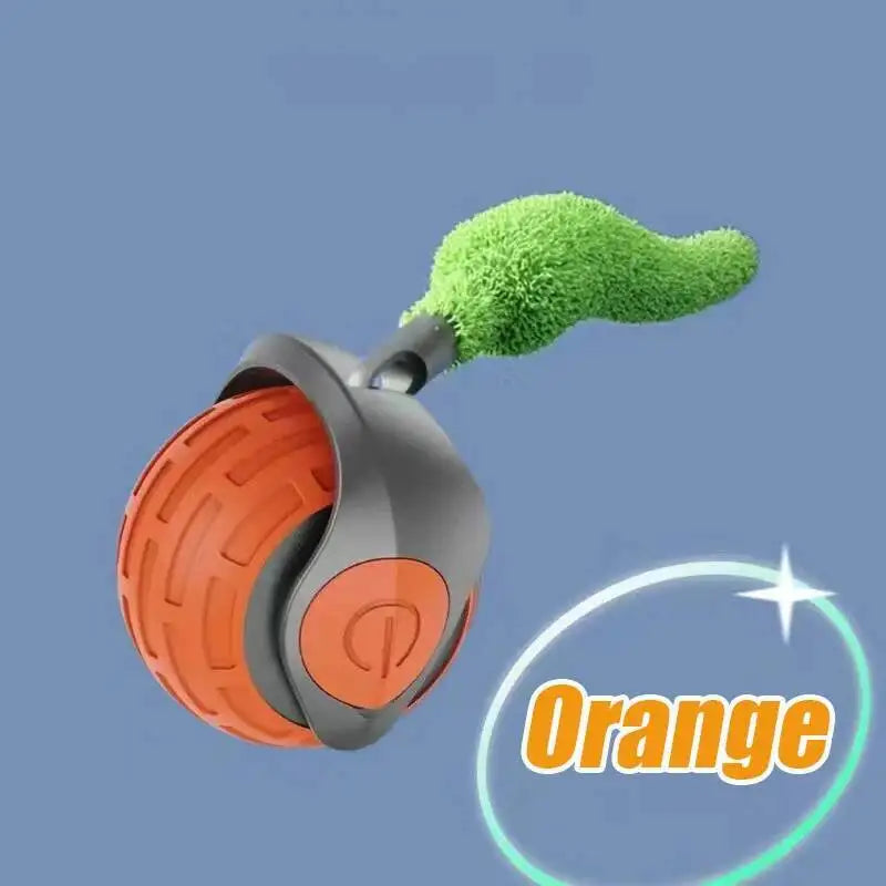 Smart Cat Toys Ball Automatic Interactive Pets Electric Rolling Teaser USB Rechargeable Kitty Moving Bouncing Ball Birthday Gift