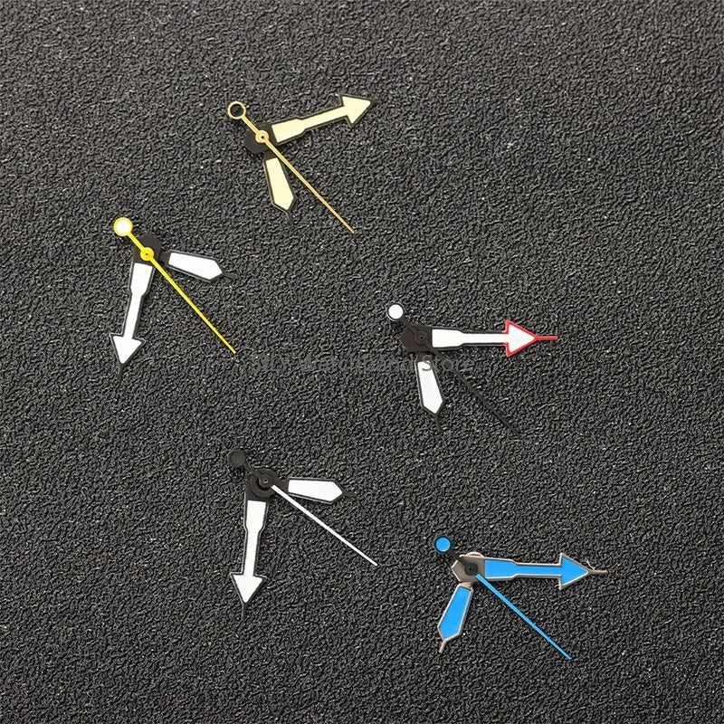 Watches Pointers Green Luminous Watch Hands for Automatic Movement for NH35/NH36/4R/7S Mercedes Style Watch Needles Accessories