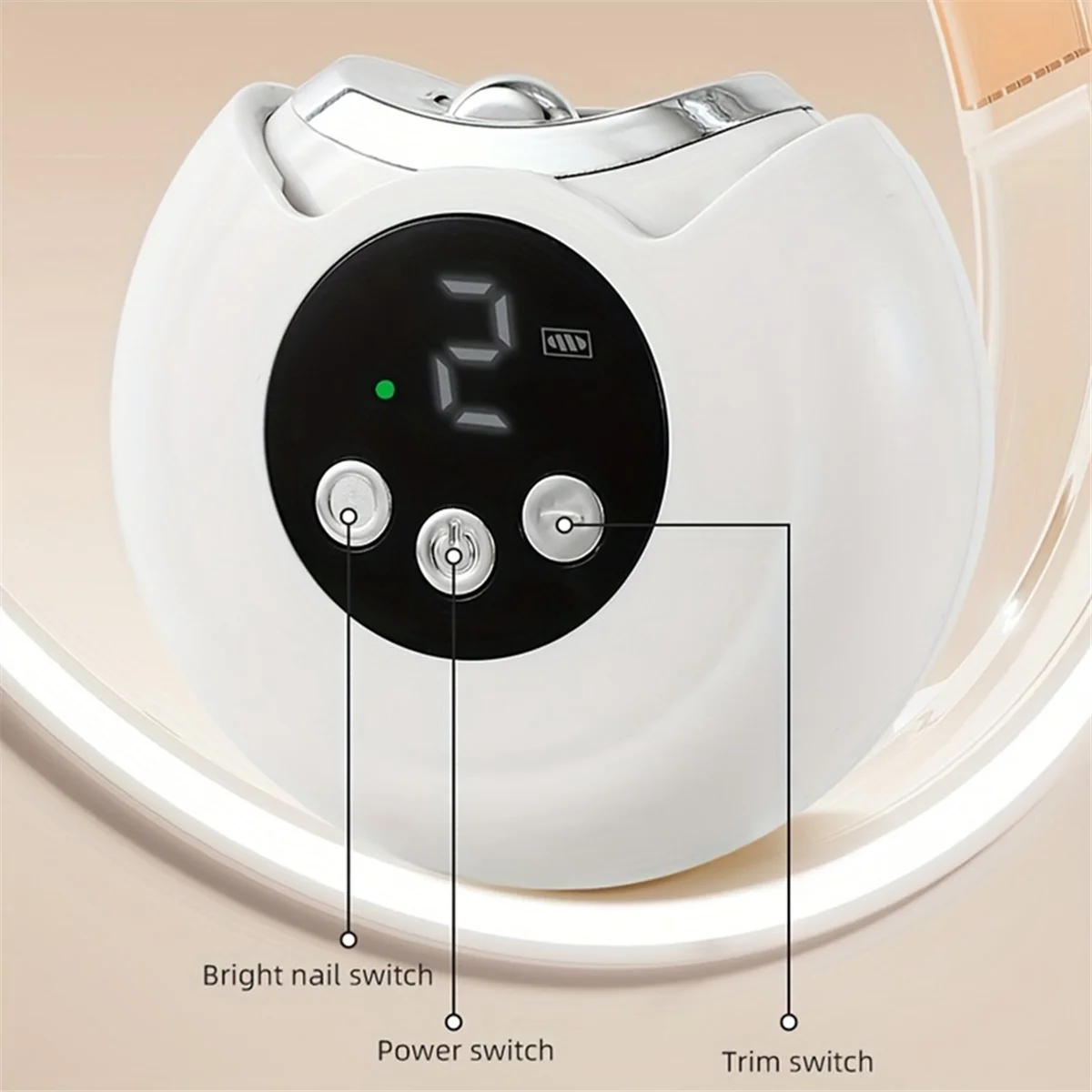 Grinding and Polishing Automatic Electric Nail Clipper Multifunctional Portable Nail Grinder Electric Manicure Tool