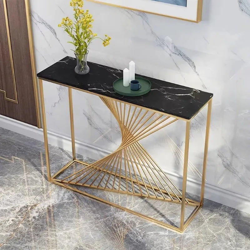 Entryways Simple Console Table Modern Hallway Marble Glam Console Table Aesthetic Beauty Tisch Wohnzimer Home Furniture