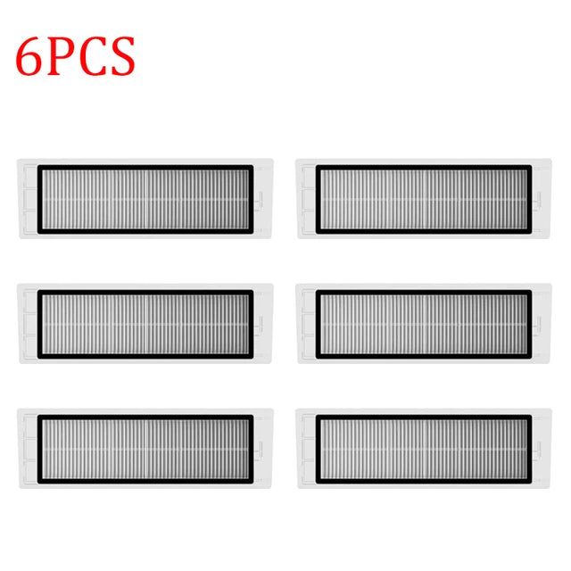 Hepa Filter For Xiaomi Mi Robot Vacuum Cleaner 1st gen / 2 / 1S, SDJQR01RR SDJQR02RR SDJQR03RR Roborock E4 E5 S4 Max Main Brush