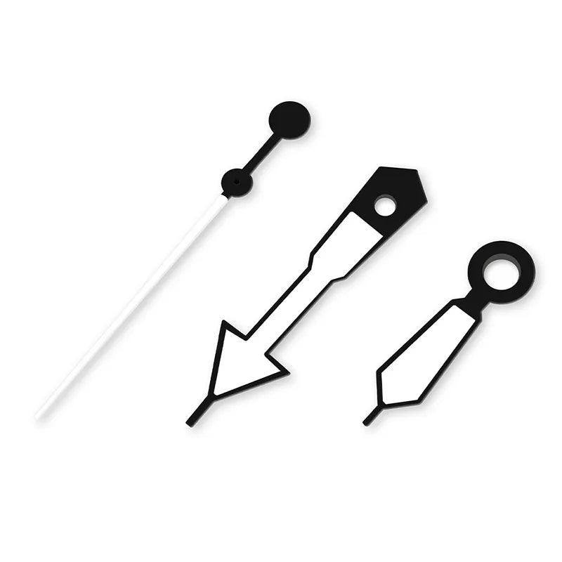 Watches Pointers Green Luminous Watch Hands for Automatic Movement for NH35/NH36/4R/7S Mercedes Style Watch Needles Accessories