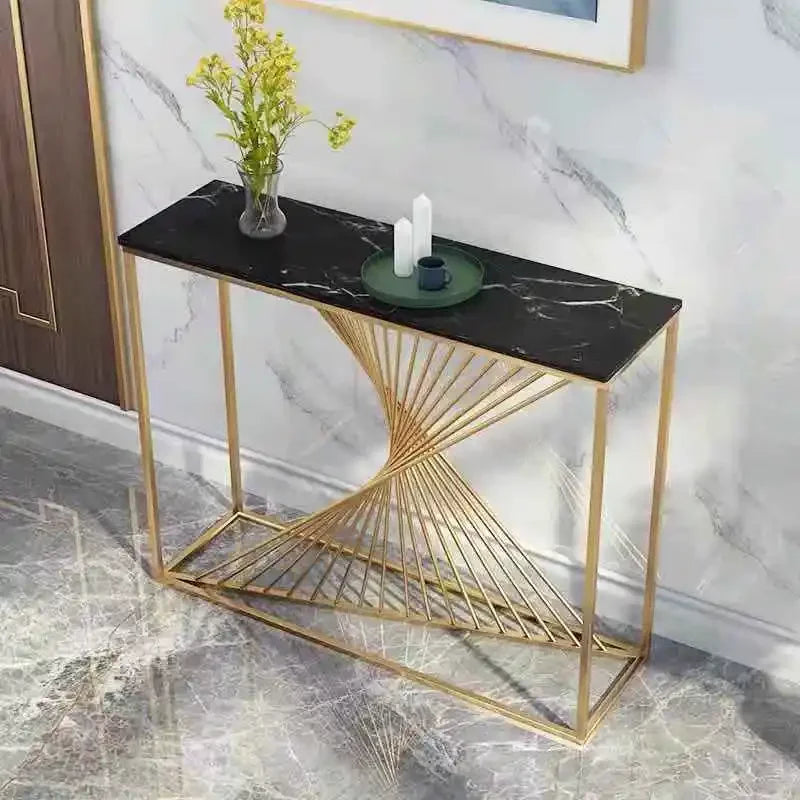 Entryways Simple Console Table Modern Hallway Marble Glam Console Table Aesthetic Beauty Tisch Wohnzimer Home Furniture