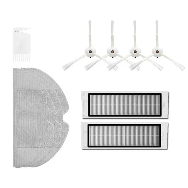 Hepa Filter For Xiaomi Mi Robot Vacuum Cleaner 1st gen / 2 / 1S, SDJQR01RR SDJQR02RR SDJQR03RR Roborock E4 E5 S4 Max Main Brush