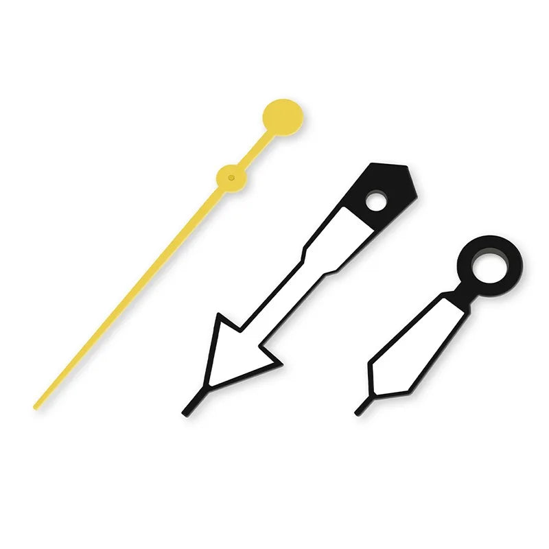 Watches Pointers Green Luminous Watch Hands for Automatic Movement for NH35/NH36/4R/7S Mercedes Style Watch Needles Accessories