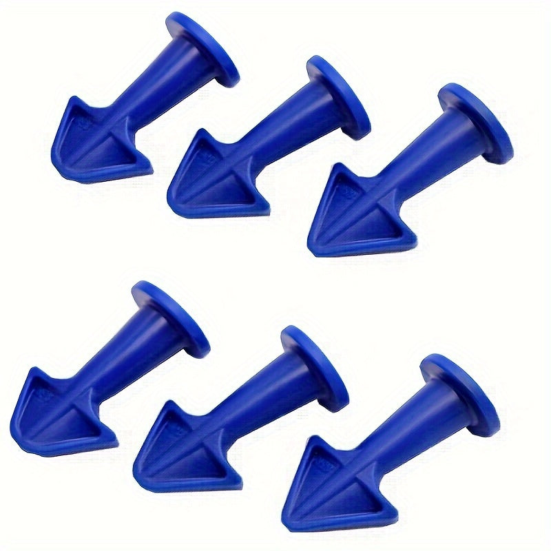 [Durable Caulk Applicator Tools] 3pcs Durable Silicone Caulk Nozzle Applicator Tools - Easy-Grip Handle for Floor Cleaning & Tile Joint Dirt Spatula, Ideal for Epoxy Sealant Application, Perfect Christmas & New Year Gift, Cau