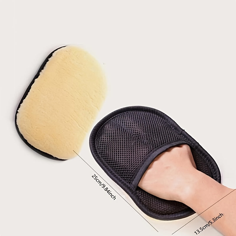 9.84" x 3.5" Microfiber Ultra-Soft Car Cleaning Glove, Perfect for Auto Detailing & Maintenance