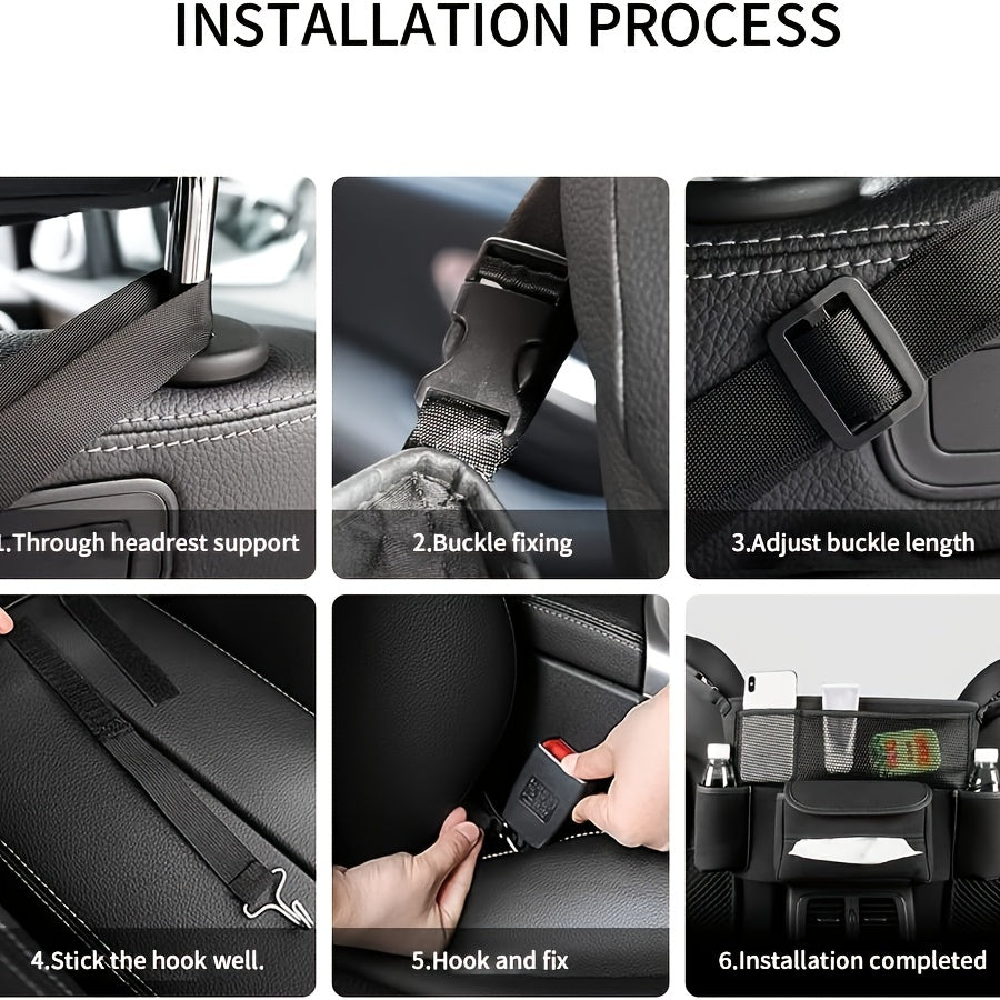 Large Capacity Handbag Holder for Cars, Designed to Fit Between Seats, Perfect for Storing Documents And Phones, And Serves As an Organizer for Automotive Consoles